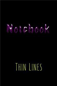 Notebook Thin Lines