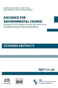 Giscience for Environmental Change