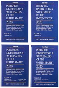 Publishers, Distributors & Wholesalers in the Us - 4 Volume Set, 2020