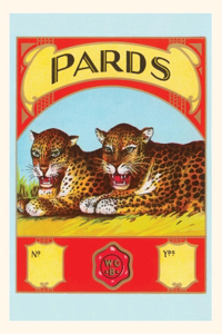 Vintage Journal Pards, Two Snarling Leopards