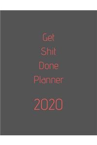 Get Shit Done Planner 2020