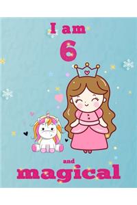 unicorn journal i am 6 and magical
