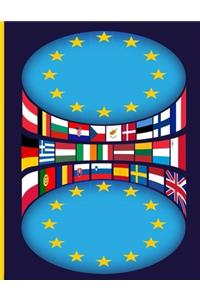 Eu Flag With Flags of European Union Members