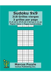Sudoku 9x9 - 318 Grilles vierges