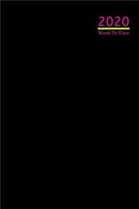 A5 2020 Diary Week To View Paperback Cover With Alternative Design -