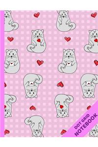 Cats Dot Grid Notebook