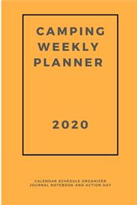 Camping Weekly Planner 2020