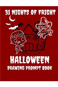 31 Nights of Fright - A Halloween Drawing Prompt Book