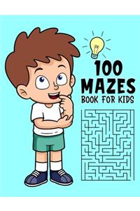 100 Mazes Book For kids