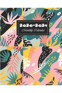 2020-2021 Monthly Calendar