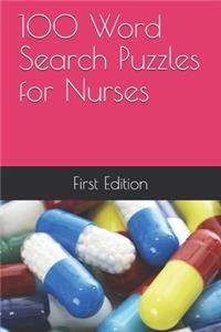 100 Word Search Puzzles for Nurses