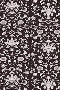 2020 Weekly Planner Brown Asian Damask Design 134 Pages