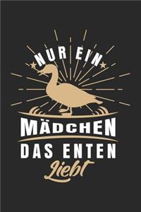 Nur ein Mädchen das Enten liebt