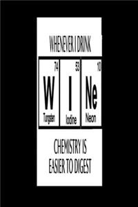 Whenever I Drink Wi N E (Tungsten 74, Iodine 53, Neon 10) Chemistry Is Easier To Digest