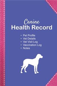 Canine health record