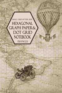 Hexagonal Graph Paper and Dot Grid Notebook