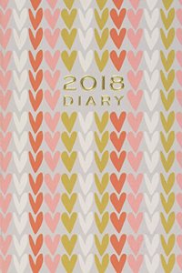 2018 Caroline Gardner 'Hearts' A6 Diary