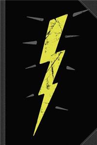 Vintage Lightening Bolt Journal Notebook