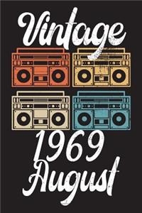 Vintage 1969 August