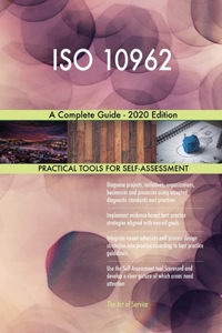 ISO 10962 A Complete Guide - 2020 Edition