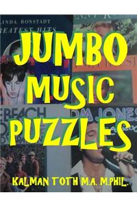 Jumbo Music Puzzles: 133 Large Print Music Themed Word Search Puzzles