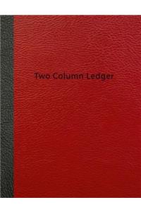 Two Column Ledger