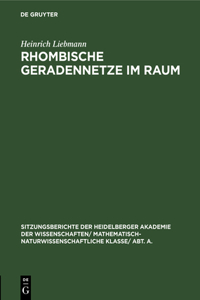 Rhombische Geradennetze Im Raum