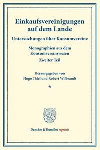 Einkaufsvereinigungen Auf Dem Lande