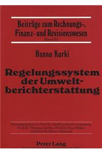 Regelungssystem der Umweltberichterstattung