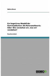 Ein kognitives Modell der Kommunikation