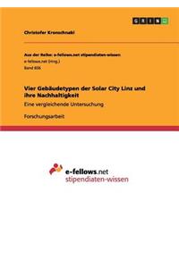 Vier Gebäudetypen der Solar City Linz und ihre Nachhaltigkeit