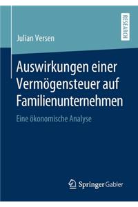 Auswirkungen einer Vermögensteuer auf Familienunternehmen