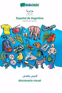 BABADADA, Algerian (in arabic script) - Español de Argentina, visual dictionary (in arabic script) - diccionario visual
