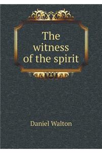 The Witness of the Spirit