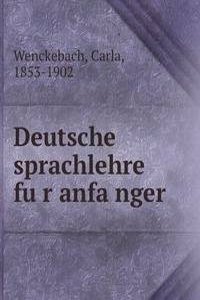 Deutsche sprachlehre fur anfanger