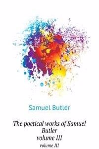 poetical works of Samuel Butler