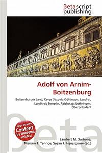 Adolf Von Arnim-Boitzenburg