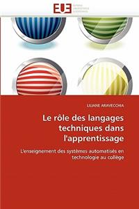 Le rôle des langages techniques dans l''apprentissage