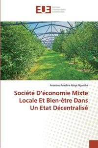 Société D'économie Mixte Locale Et Bien-être Dans Un Etat Décentralisé