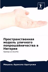 Пространственная модель уличного попрош&
