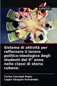 Sistema di attività per rafforzare il lavoro politico-ideologico degli studenti del 9° anno nelle classi di storia cubana.