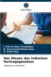 Wesen des indischen Vertragsgesetzes