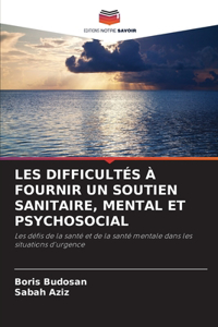 Les Difficultés À Fournir Un Soutien Sanitaire, Mental Et Psychosocial