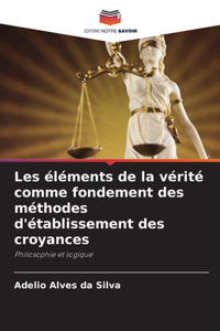 Les éléments de la vérité comme fondement des méthodes d'établissement des croyances
