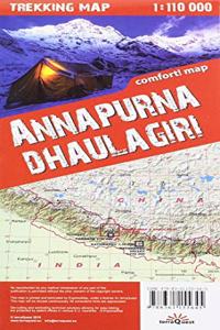 terraQuest Trekking Map Annapurna & Dhaulagiri