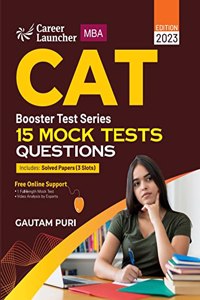 Cat 2023 - Booster Test Series - 15 Mock Tests (Questions, Answers & Explanations)