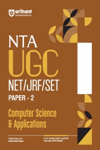 Arihant NTA UGC NET/ JRF/ SET PAPER-2 Computer Science & Applications | As per updated syllabus | 3 Model Papers with latest solved papers