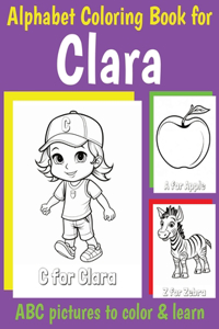 Clara Personalized Coloring Book