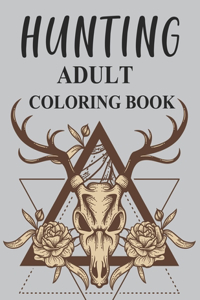 Hunting Adult Coloring Book