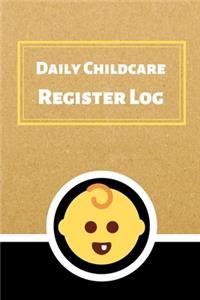 Daily Childcare Register Log